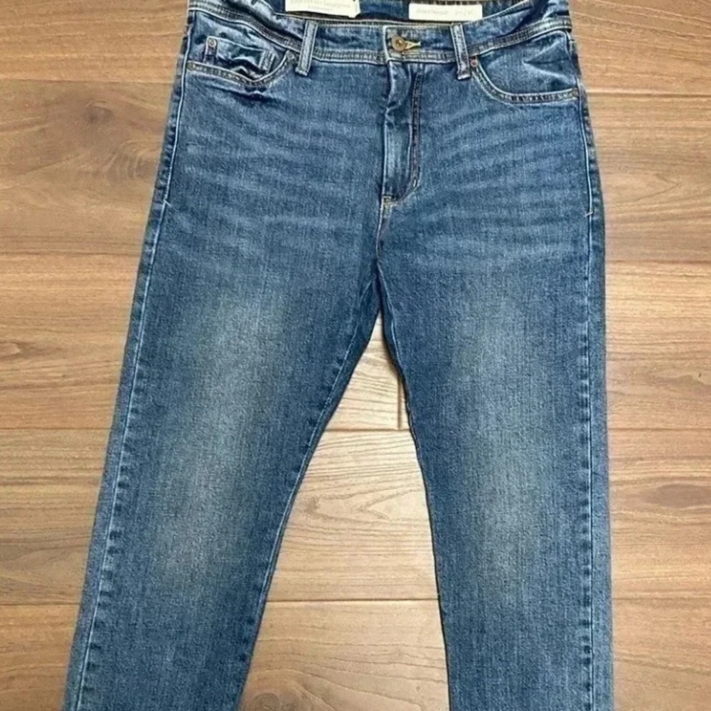 Anthropologie Pilcro and the Letterpress Embroidered Slim Capris in Sz 27 - Picture 5 of 11